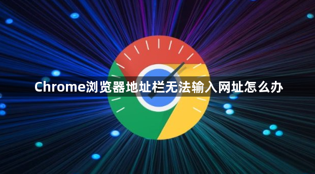 Chrome浏览器地址栏无法输入网址怎么办1