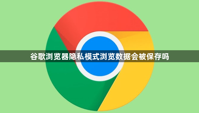 谷歌浏览器隐私模式浏览数据会被保存吗1