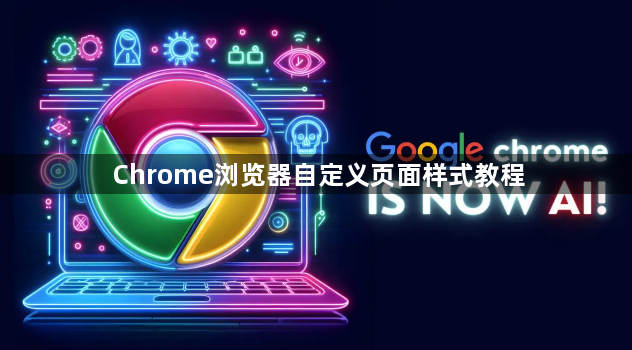 Chrome浏览器自定义页面样式教程1