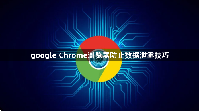 google Chrome浏览器防止数据泄露技巧1