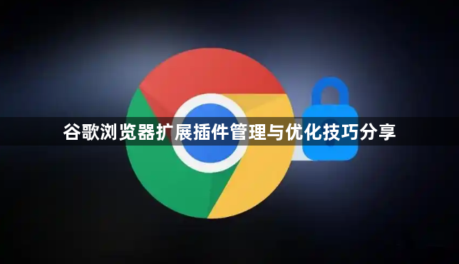 谷歌浏览器扩展插件管理与优化技巧分享1