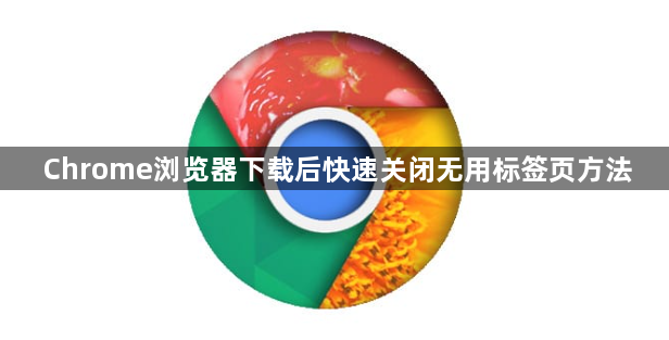 Chrome浏览器下载后快速关闭无用标签页方法1