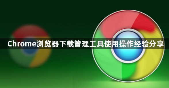 Chrome浏览器下载管理工具使用操作经验分享1