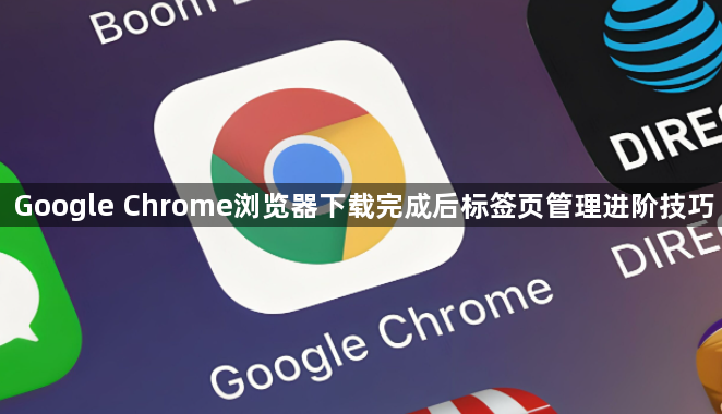 Google Chrome浏览器下载完成后标签页管理进阶技巧1