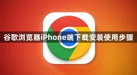 谷歌浏览器iPhone端下载安装使用步骤1