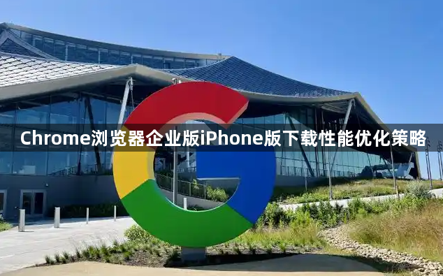 Chrome浏览器企业版iPhone版下载性能优化策略1