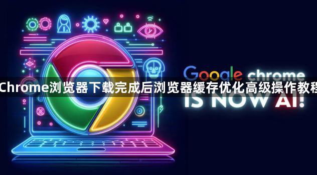 Chrome浏览器下载完成后浏览器缓存优化高级操作教程1