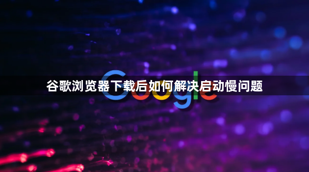 谷歌浏览器下载后如何解决启动慢问题1