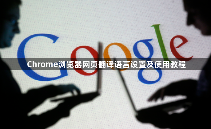 Chrome浏览器网页翻译语言设置及使用教程1