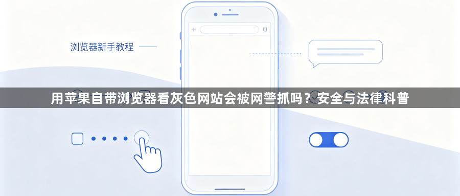 用苹果自带浏览器看灰色网站会被网警抓吗？安全与法律科普1