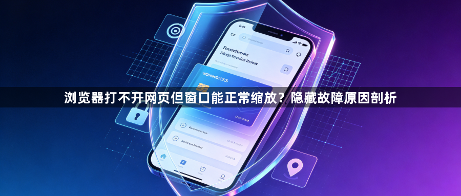 浏览器打不开网页但窗口能正常缩放?隐藏故障原因剖析1