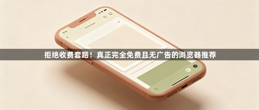 拒绝收费套路!真正完全免费且无广告的浏览器推荐1