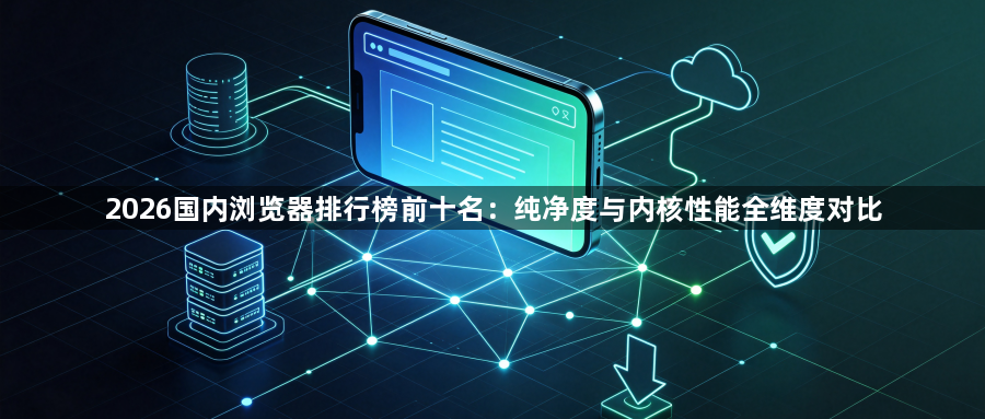 2026国内浏览器排行榜前十名：纯净度与内核性能全维度对比1