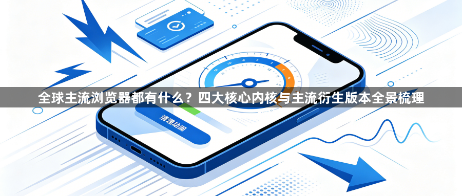 全球主流浏览器都有什么?四大核心内核与主流衍生版本全景梳理1
