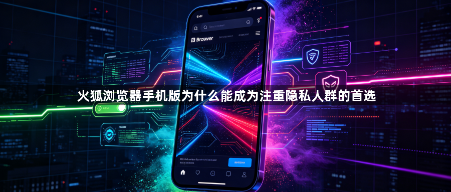 火狐浏览器手机版为什么能成为注重隐私人群的首选1