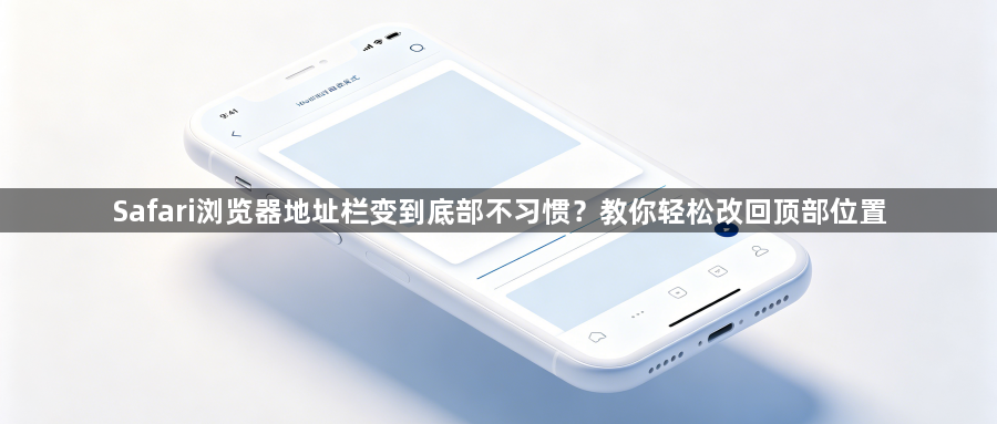 Safari浏览器地址栏变到底部不习惯？教你轻松改回顶部位置1