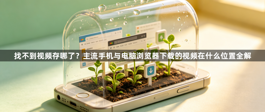 找不到视频存哪了?主流手机与电脑浏览器下载的视频在什么位置全解1