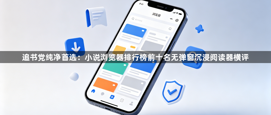 追书党纯净首选:小说浏览器排行榜前十名无弹窗沉浸阅读器横评1