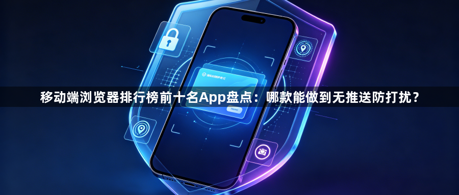 移动端浏览器排行榜前十名App盘点:哪款能做到无推送防打扰?1