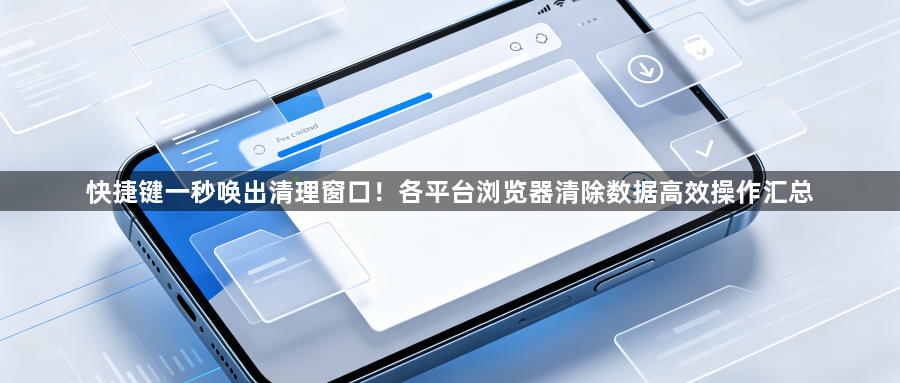 快捷键一秒唤出清理窗口!各平台浏览器清除数据高效操作汇总1