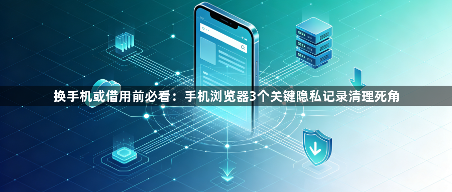 换手机或借用前必看:手机浏览器3个关键隐私记录清理死角1