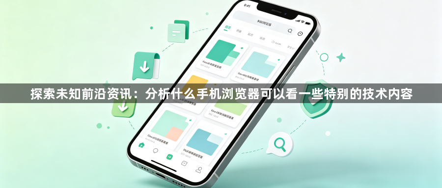 探索未知前沿资讯：分析什么手机浏览器可以看一些特别的技术内容1