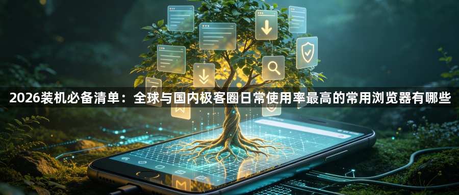 2026装机必备清单：全球与国内极客圈日常使用率最高的常用浏览器有哪些1