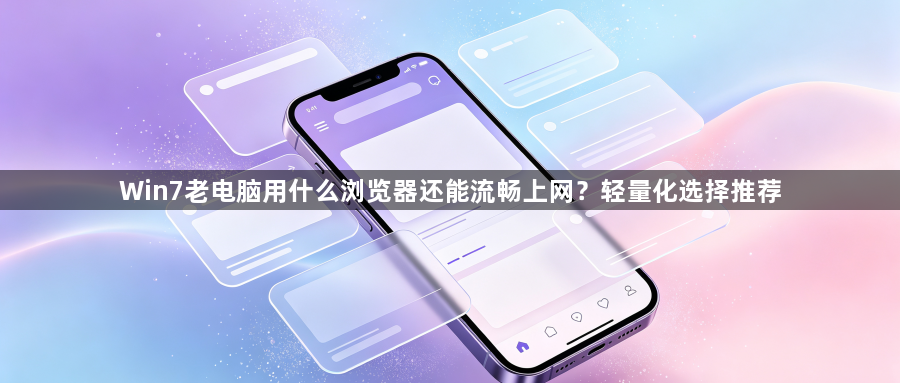 Win7老电脑用什么浏览器还能流畅上网?轻量化选择推荐1