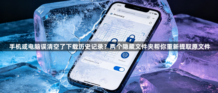 手机或电脑误清空了下载历史记录?两个隐藏文件夹帮你重新提取原文件1