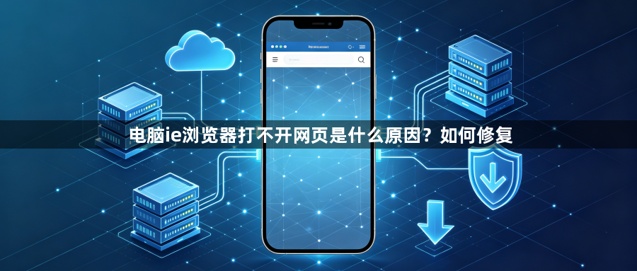 电脑ie浏览器打不开网页是什么原因？如何修复1