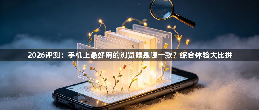 2026评测：手机上最好用的浏览器是哪一款？综合体验大比拼1