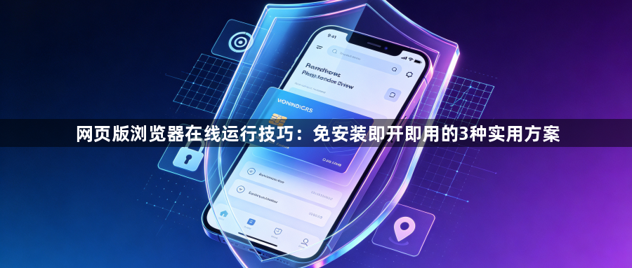 网页版浏览器在线运行技巧：免安装即开即用的3种实用方案1